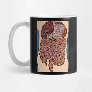 Digestive System Maze Mug